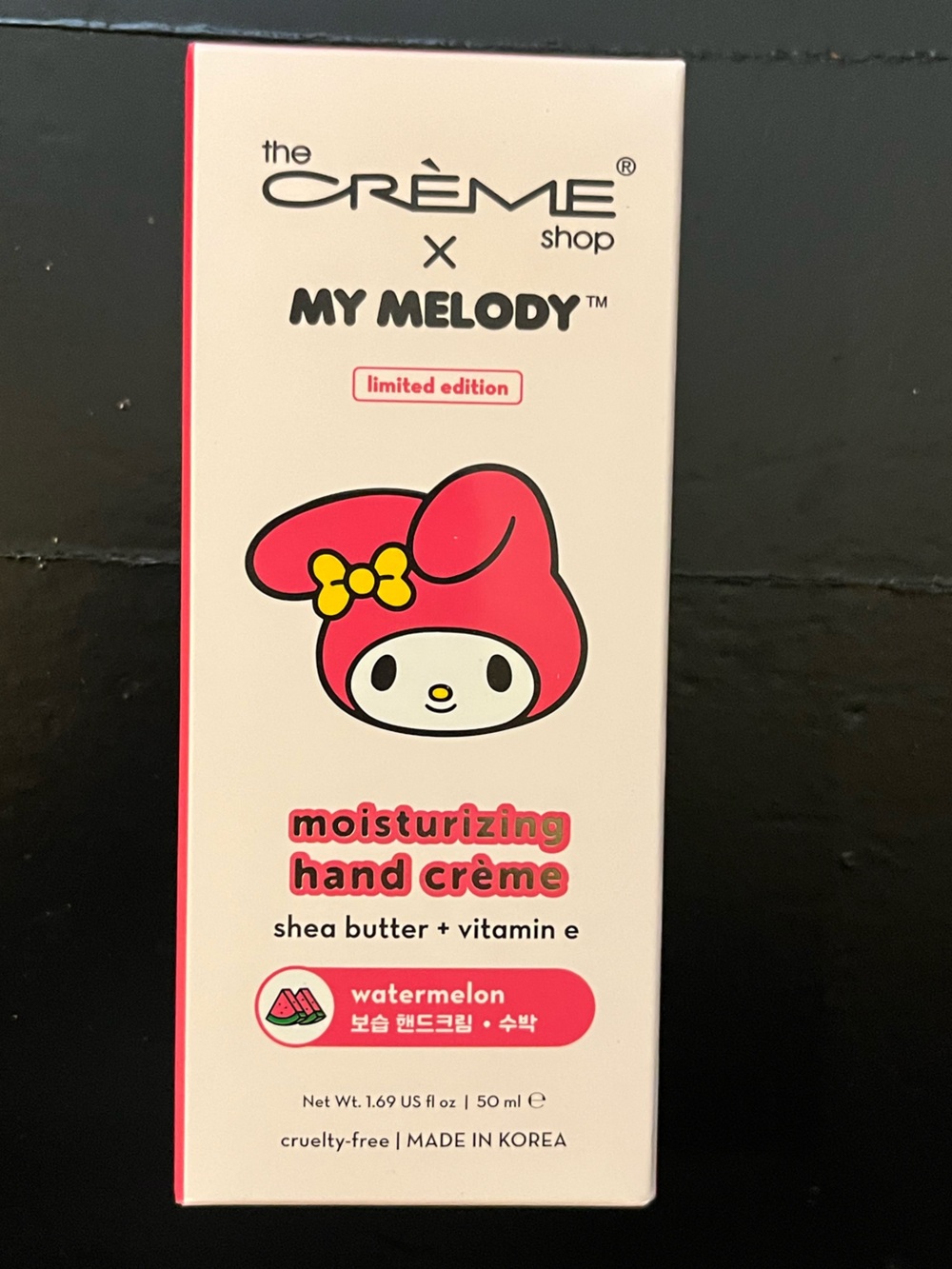 The Crème Shop x My Melody Watermelon Moisturizing Hand Crème - Pink